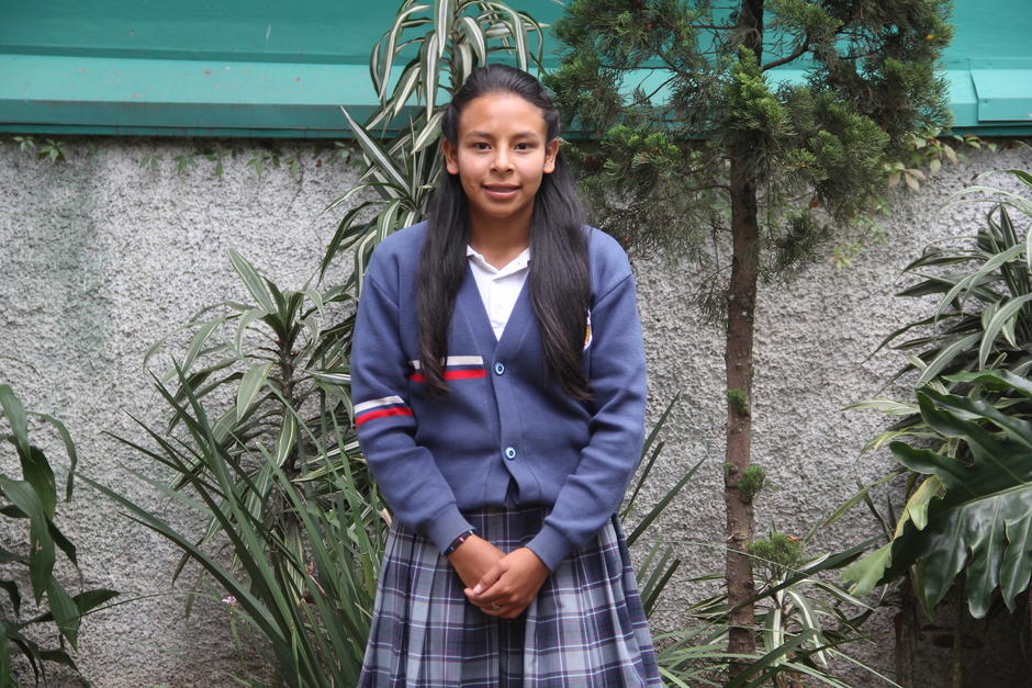 La chica de 17 a&ntilde;os tiene un car&aacute;cter de madurez muy alto para su edad. (Foto: Fredy Hern&aacute;ndez/Soy502)