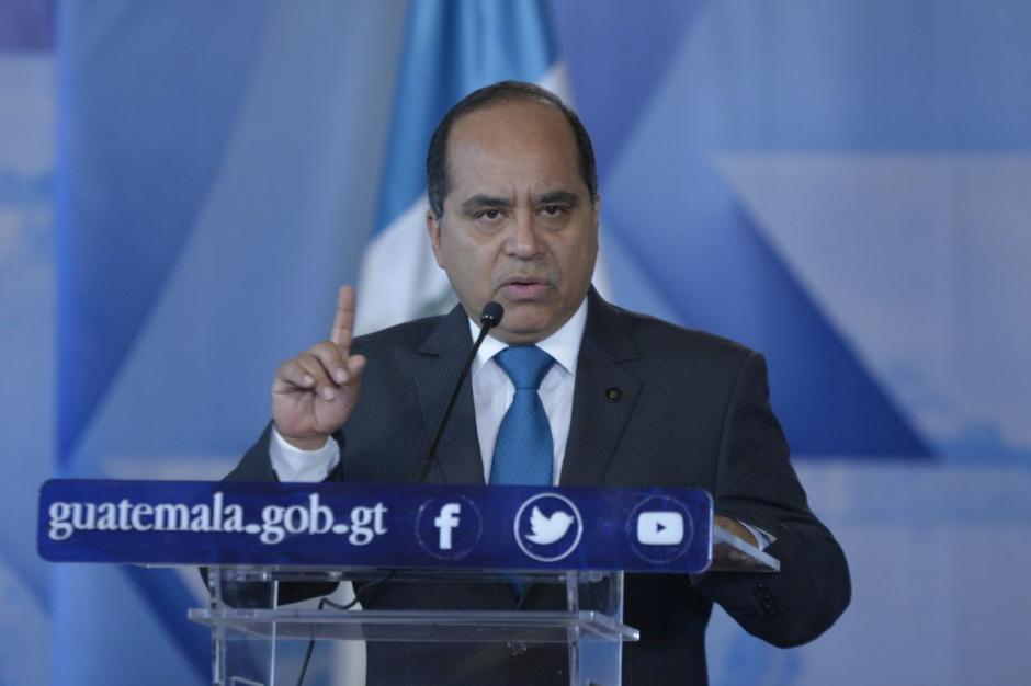 El Ministro de Educaci&oacute;n rechaz&oacute; la toma de las instalaciones por parte del Magisterio. (Foto: Wilder L&oacute;pez/Soy502)