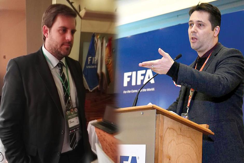 El español Jorge&nbsp;Mowinckel y el argentino Jair Bertoni ya se encuentran en Guatemala para asumir en la Fedefut. (Foto: Soy502)