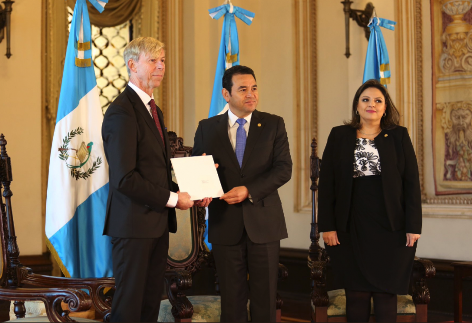 Anders Kompass present&oacute; sus cartas credenciales en diciembre. (Foto: Embajada de Suecia)