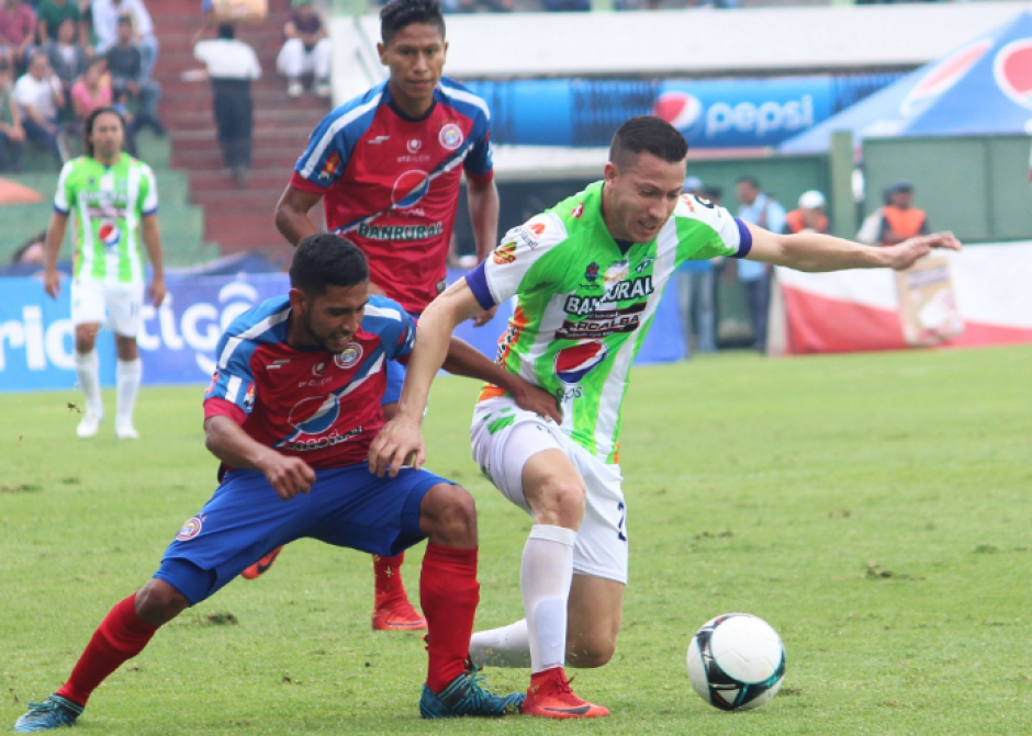 Xelaj&uacute; Venci&oacute; a Antigua GFC en el estadio Pensativo con gol de Juan Carlos Silva. (Foto: Xelaj&uacute; MC)