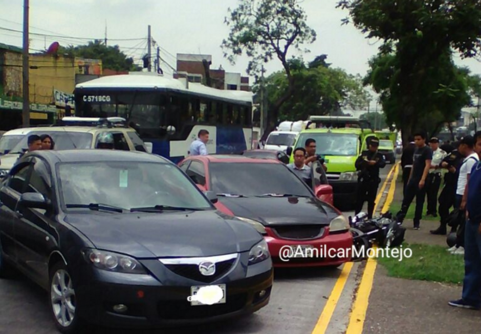 El sospechoso fue detenido finalmente por la Policía Nacional Civil. (Foto: Amilcar Montejo/PMT)&nbsp;