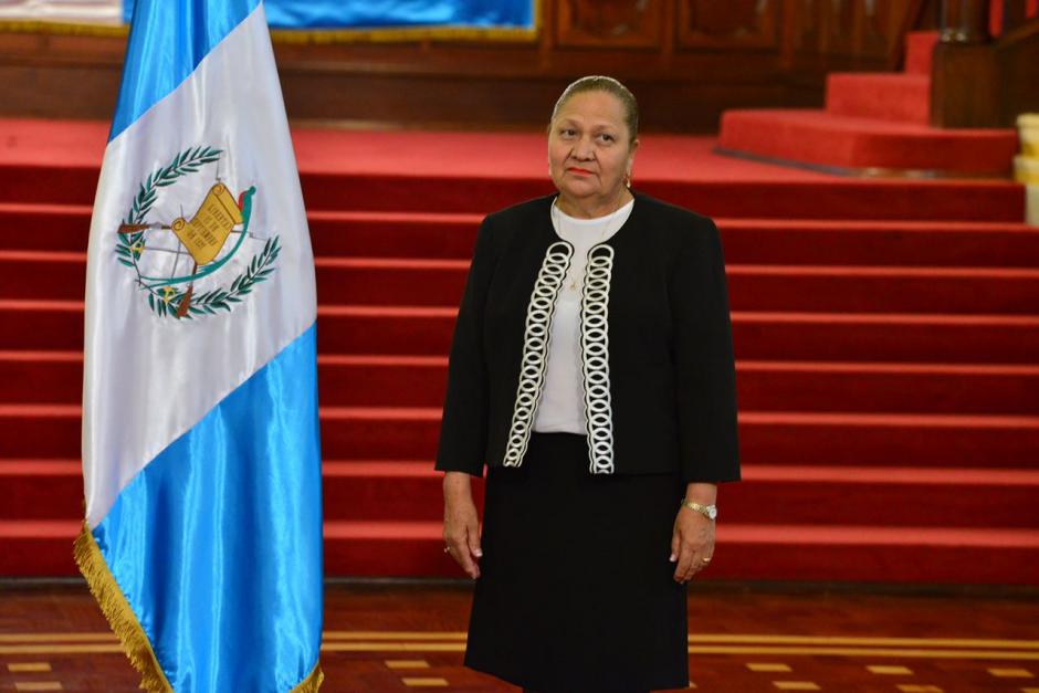 María Consuelo Porras Argueta fue juramentada como la nueva Fiscal General de Guatemala. (Foto: Jesús Alfonso/Soy502)&nbsp;