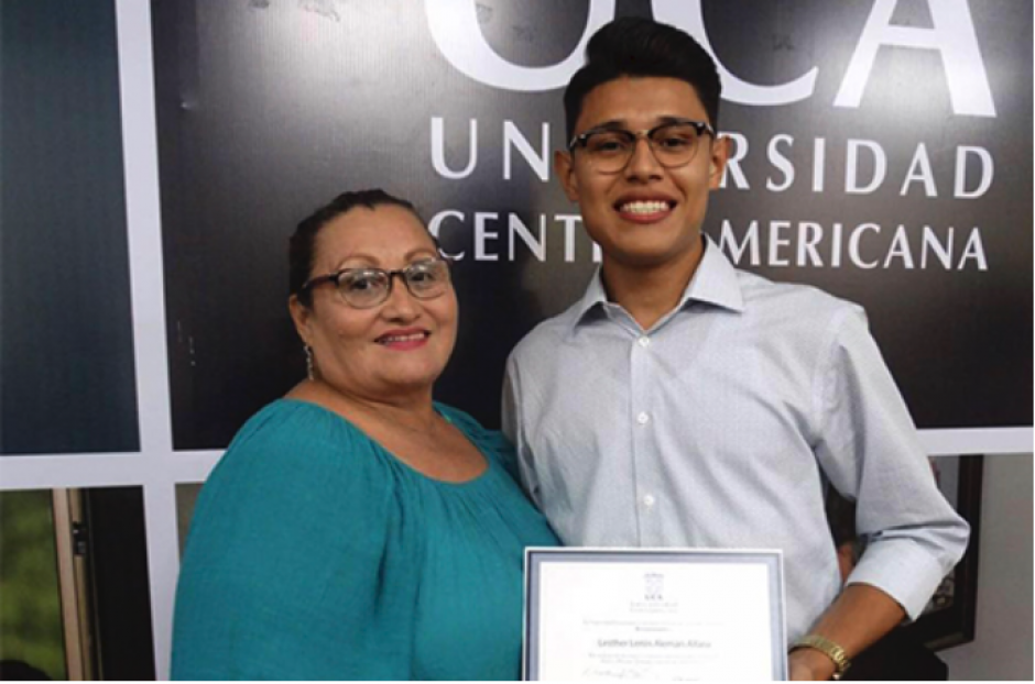 El estudiante levantó la voz contra el Gobierno de su país y se ha convertido en un ícono de la lucha nicaragüense. (Foto: Maje)