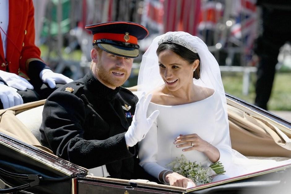 El pr&iacute;ncipe Harry de Inglaterra contrajo nupcias este 19 de mayo con la actriz estadounidense Meghan Markle. (Foto: AFP)