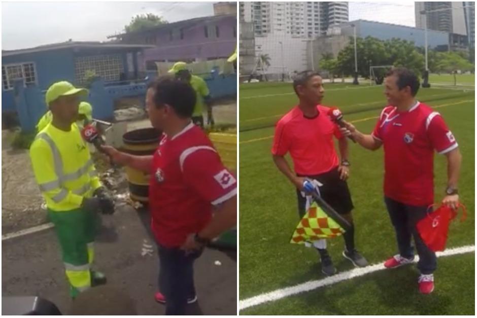 El asistente arbitral ha estado presente en otras citas internacionales, pero &eacute;sta es una de las m&aacute;s grandes. (Captura video)