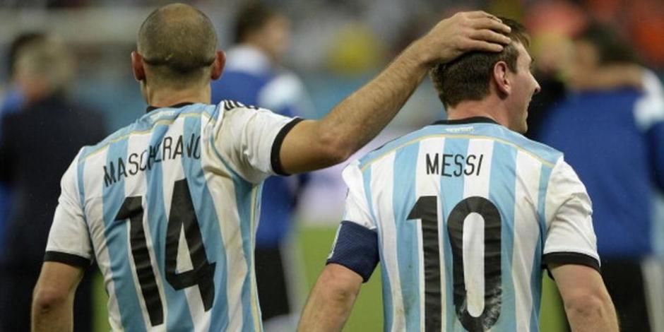 Javier Mascherano tuvo palabras de admiración para Lionel Messi en su más reciente foto. (Foto: Depor)