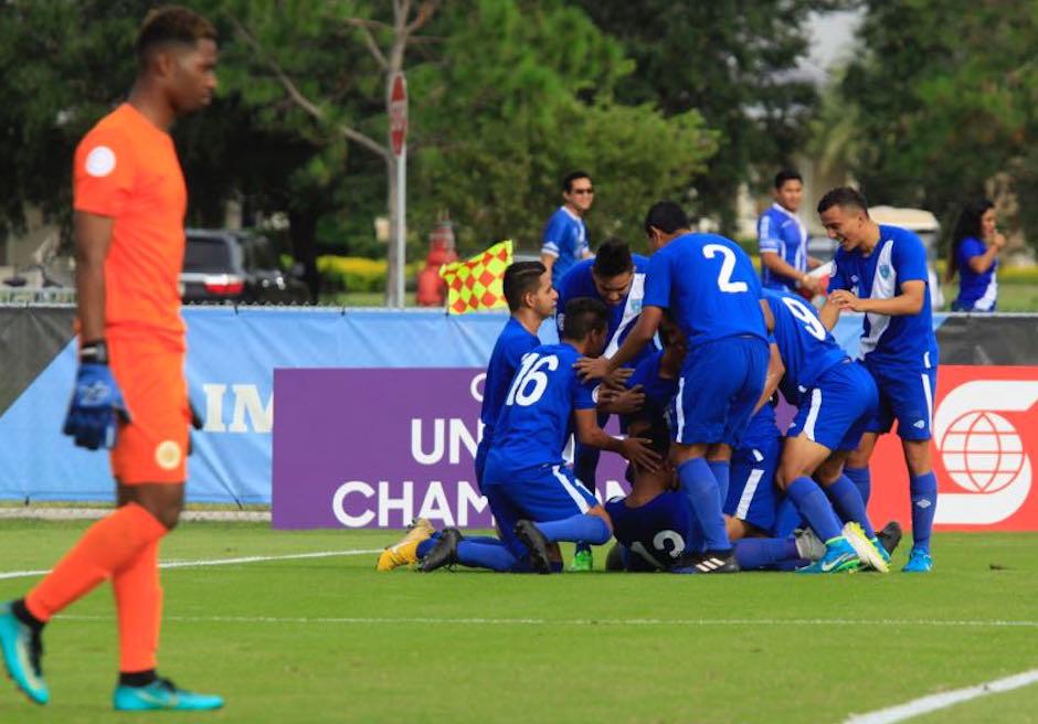 Guatemala festejó tres veces en el duelo ante Curazao. (Foto: ACD)