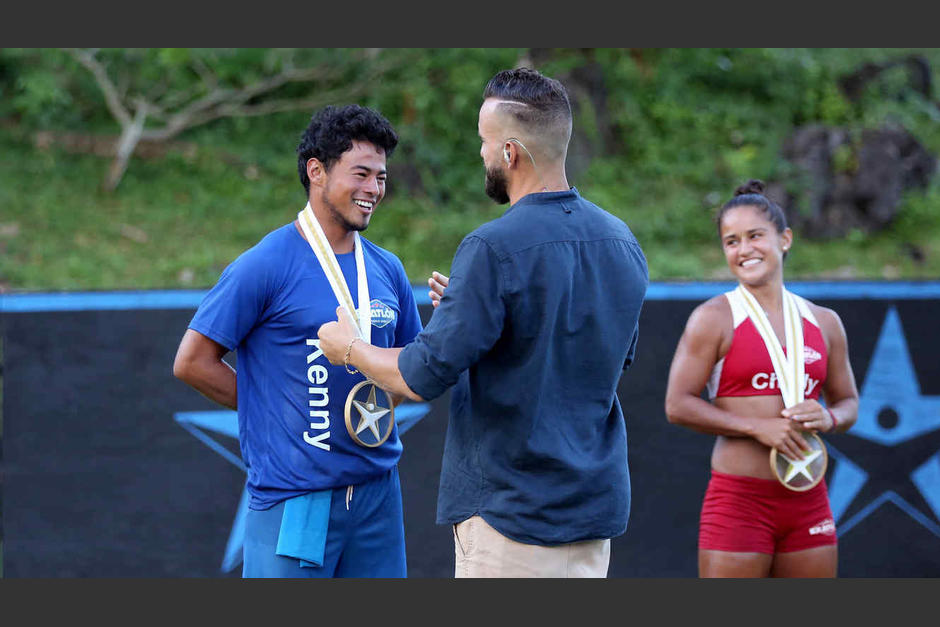 El migrante guatemalteco kenny Ochoa destacó en la prueba de obstáculos "Exatlón Estados Unidos". (Foto: Telemundo)&nbsp;