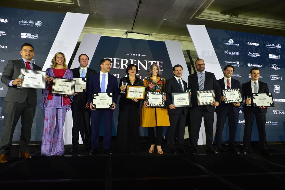 Ellos son los "Gerentes del A&ntilde;o 2018". (Foto: Jes&uacute;s Alfonso/Soy502)&nbsp;