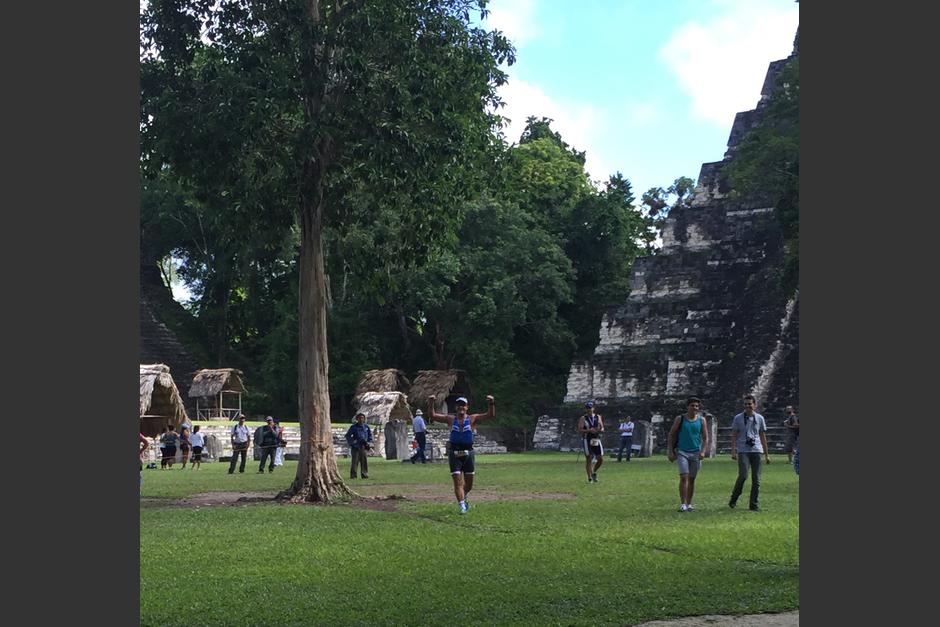 El Parque Nacional Tikal es el tramo final de la competencia, un verdadero lujo. (Foto: cortes&iacute;a Gran Jaguar 70.3 Triatl&oacute;n)