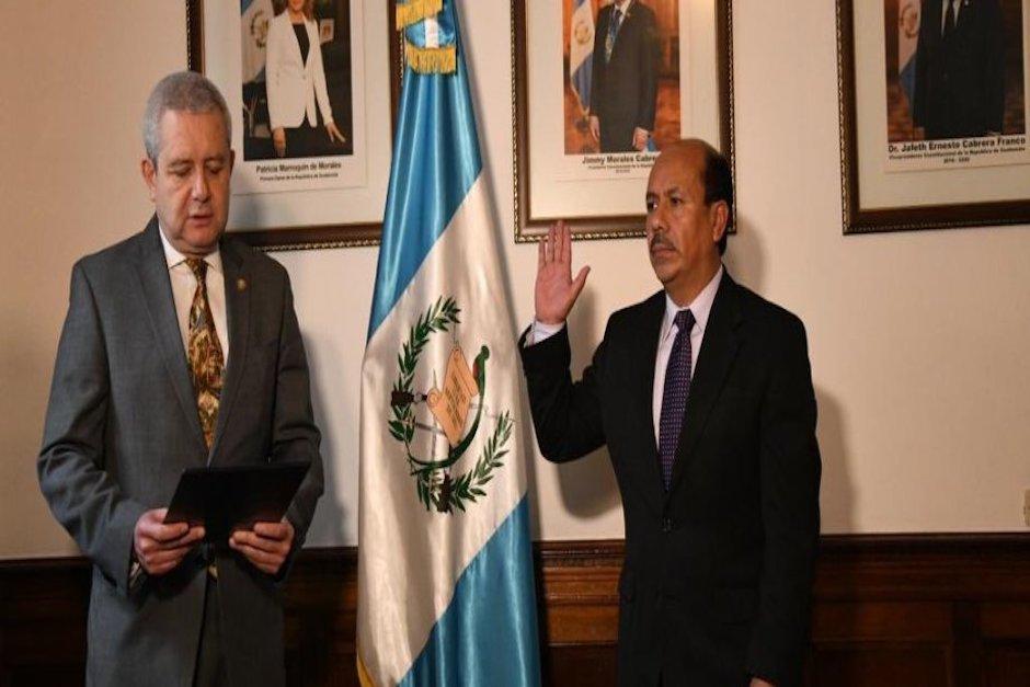 Nuevo viceministro del Mingob ha sido contratista del IGSS y asesor de la CDAG (Foto: Mingob)