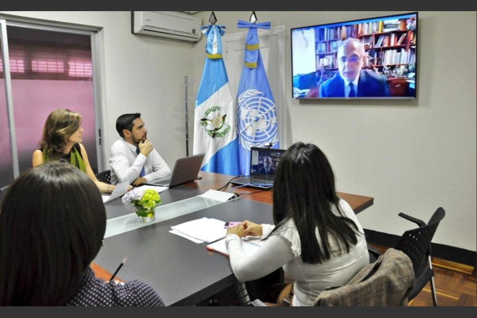 El comisionado Iv&aacute;n Vel&aacute;squez no ha regresado a Guatemala desde que el presidente Jimmy Morales anunci&oacute; que no lo dejar&iacute;a entrar. (Foto: Mat&iacute;as Ponce)