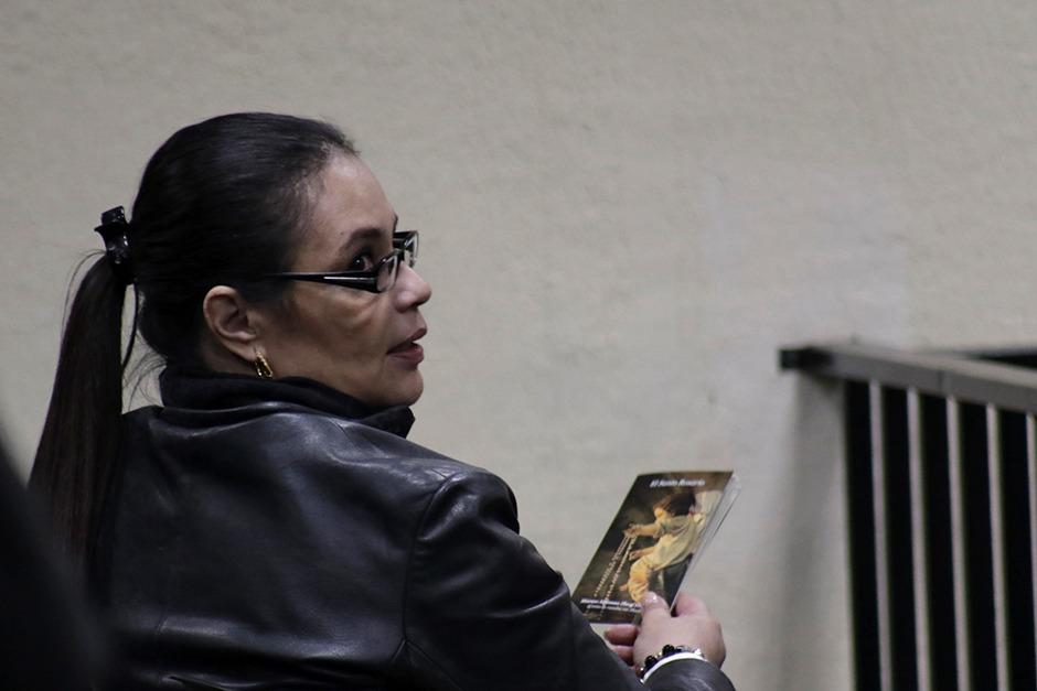 Roxana Baldetti escuchó la primera sentencia en su contra. (Foto: Alejandro Balán/Soy502)