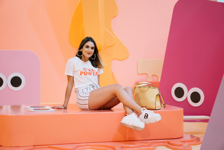 Los conocidos "eyespop" se encuentran en el piso y paredes del lugar. (Foto: cortes&iacute;a Eyespopland)