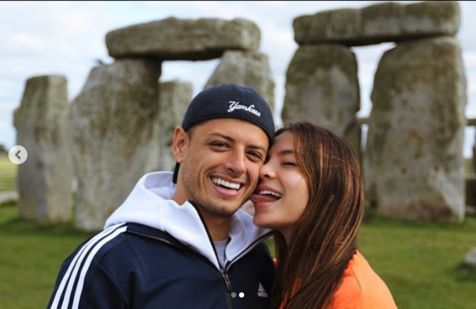 La pareja se reencontr&oacute; en estos d&iacute;as luego de que Javier Hern&aacute;ndez no fuera convocado a la Selecci&oacute;n de M&eacute;xico. (Foto: Instagram Sarah Kohan)