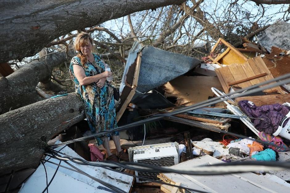 Las im&aacute;genes que dej&oacute; Michael en Florida son desgarradoras. (Foto: AFP)&nbsp;