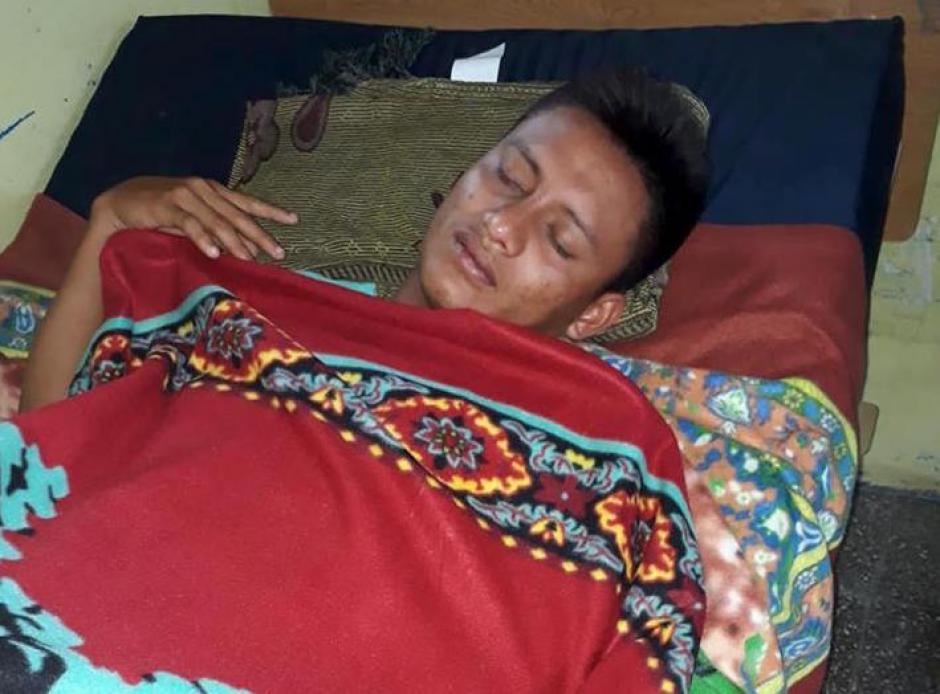 Solo cuatro días estuvo hospitalizado el futbolista Kerlin Catun. (Foto: FC Ixcán)&nbsp;