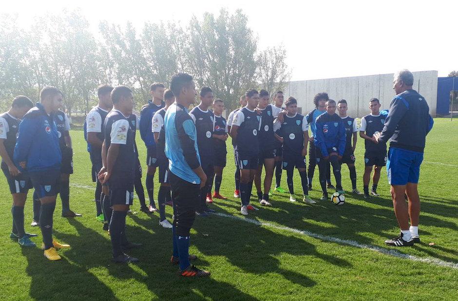 La Selección Sub-20 de Guatemala disputó tres partidos de fogueo en territorio mexicano. (Foto: Fedefut)