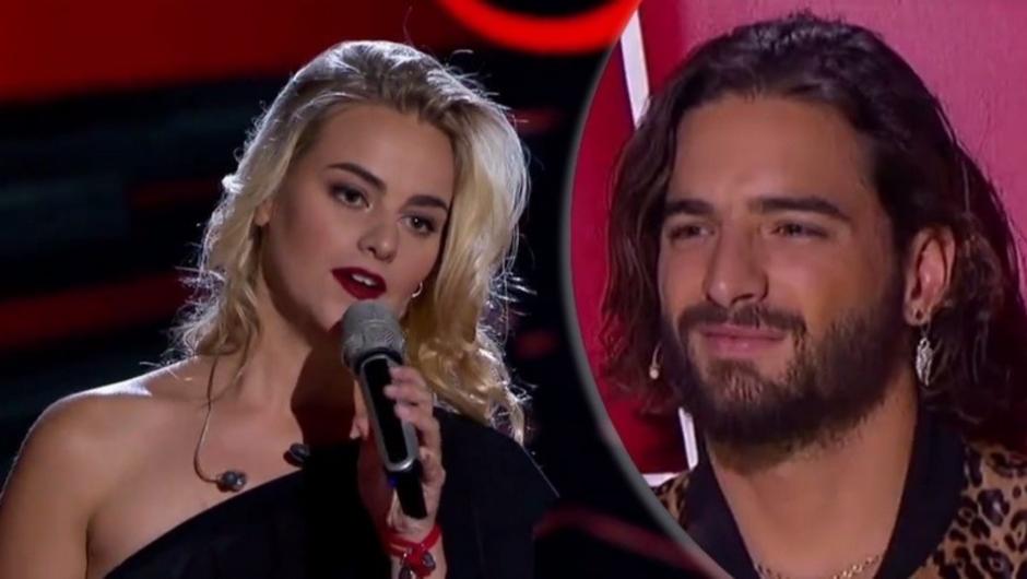 La concursante de Argentina puso en su lugar a Maluma. (Foto: Clarín)