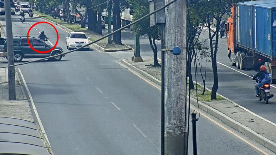 Un accidente en la Avenida Petapa dejó a una persona herida. (Foto: archivo)