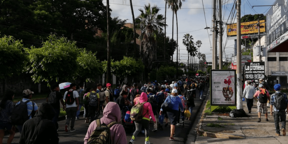 La caravana de salvadore&ntilde;os llegar&aacute; esta semana a Guatemala. (Foto:&nbsp;@DiarionetGT/Twitter)