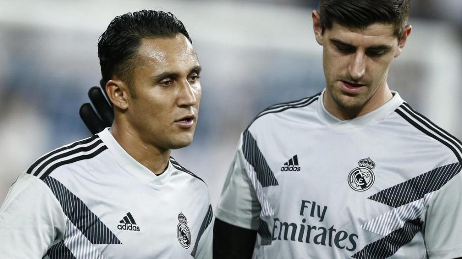 Courtois asegur&oacute; que se lleva muy bien con Keylor Navas y que es la prensa la que busca hacer pol&eacute;mica. (Foto: AFP)