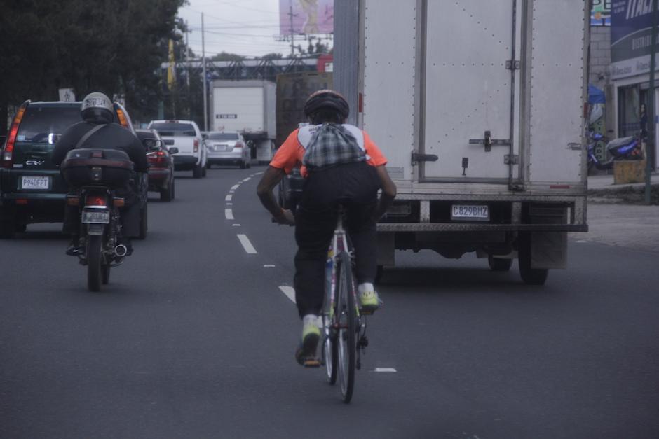 Afortunadamente, el ciclista no sufrió heridas de gravedad. (Imagen con fines ilustrativos/Archivo Soy502)
