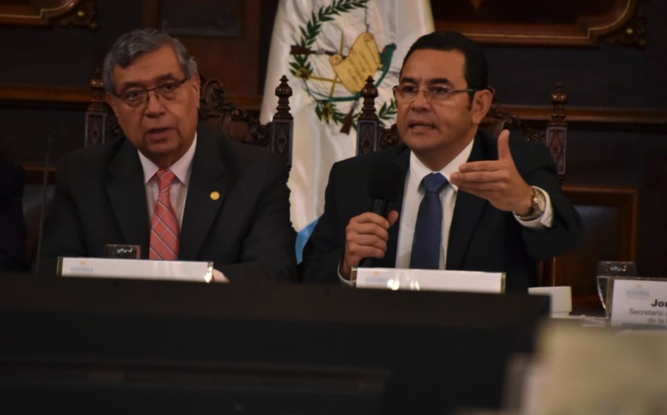 El Presidente también comentó que los sancarlistas se deben al pueblo. (Foto: Gobierno)