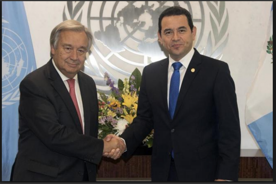 La carta de Guterres a Morales fue enviada el martes recién pasado. (Foto: archivo/Soy502)