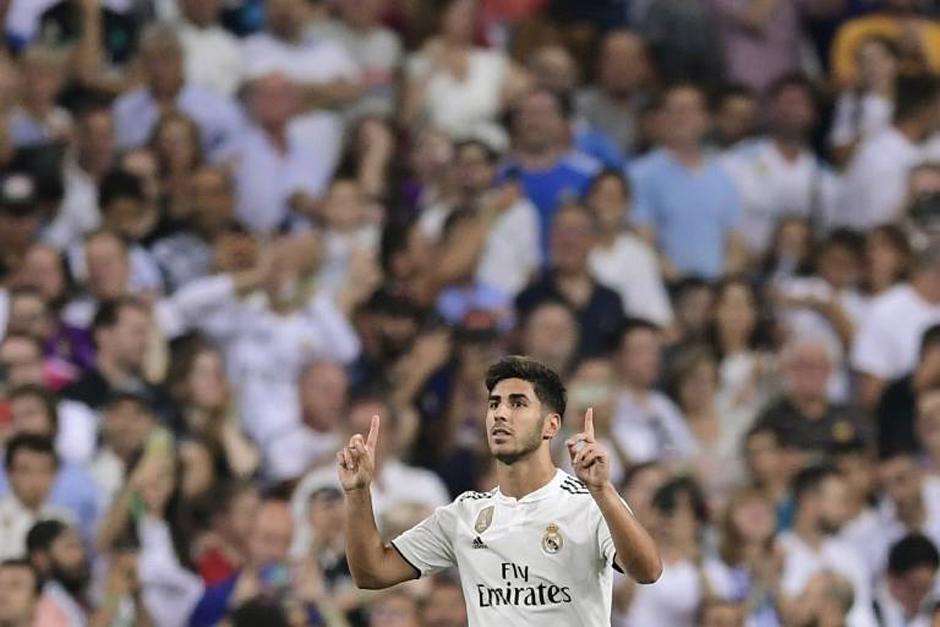 Marco Asensio marcó un gol que había sido anulado por un supuesto fuera de lugar, pero fue validado poco después tras la revisión del VAR. (Foto: AFP)