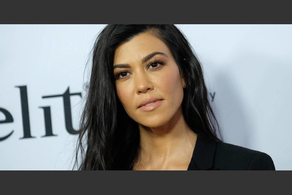 KOurtney Kardashian se mostr&oacute; semidesnuda en Instagram. (Foto: AFP)&nbsp;