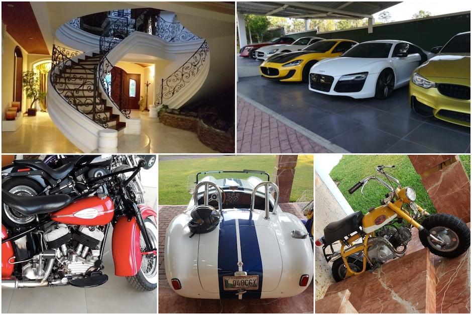 Las autoridades le incautaron a este supuesto narcotraficante carros de lujo y hasta pinturas. (Foto: MP)