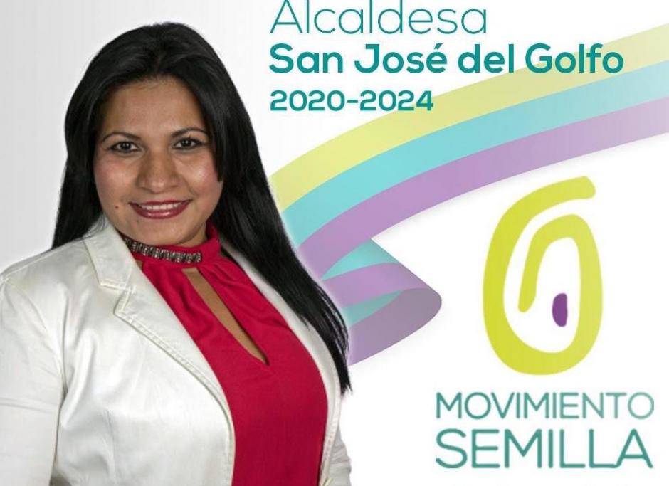 Pinto aspira a ser la primera alcaldesa de San Jos&eacute; del Golfo. (Foto: Movimiento Semilla)