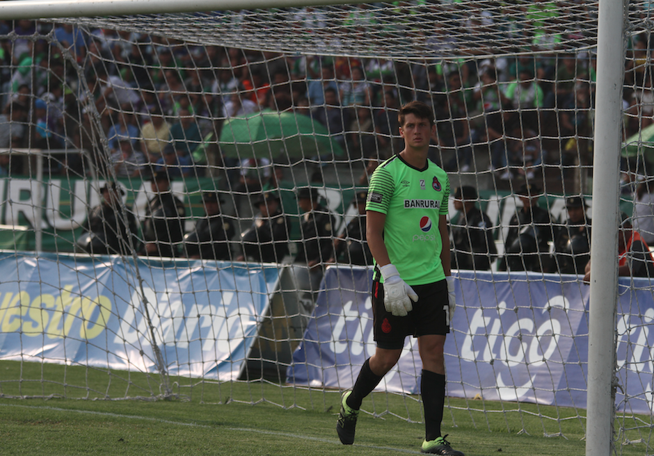 Nicholas Hagen, portero de Municipal aseguró que su secreto para buscar el éxito es trabajar fuerte todos los días en busca de sus objetivos. (Foto: Luis Barrios/Soy502)