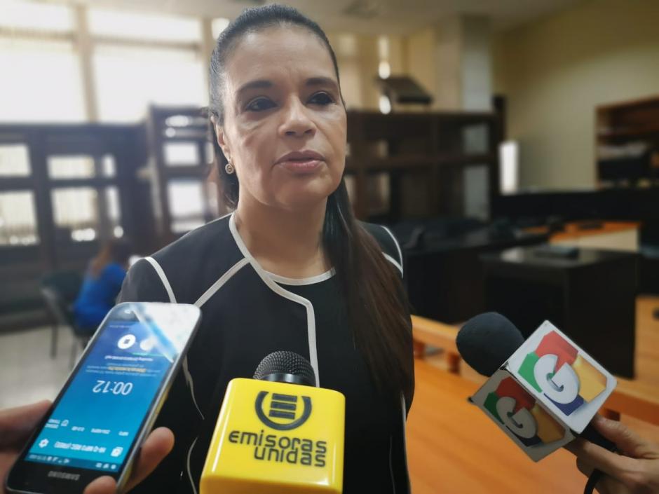 Roxana Baldetti acudió a tribunales para la audiencia de ofrecimiento de prueba del caso La Línea. (Foto: cortesía)