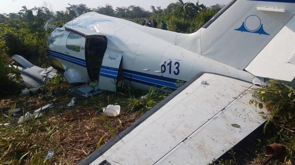 Las autoridades detectaron el vuelo ilegal. (Foto: Ejército Guatemala)&nbsp;