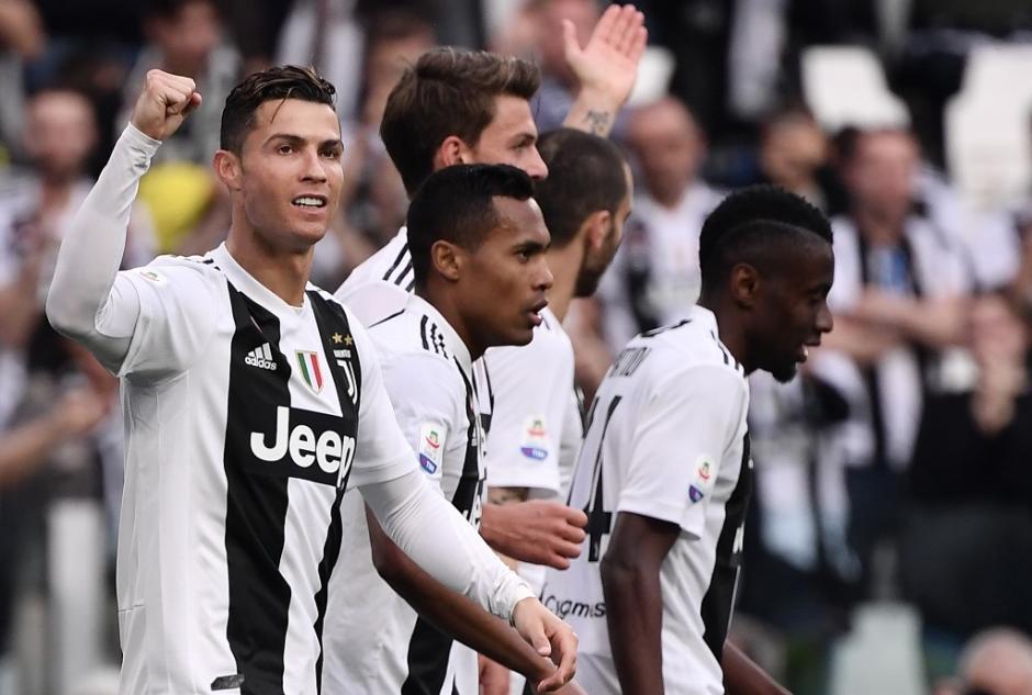 El portugu&eacute;s celebra un t&iacute;tulo m&aacute;s ahora con la Juventus de Tur&iacute;n. (Foto: AFP)