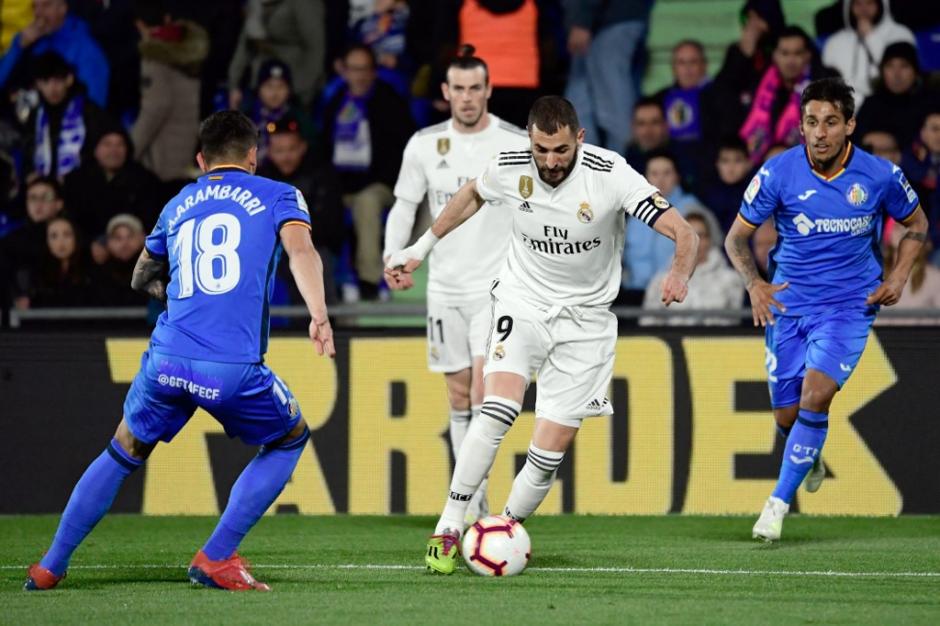 El Real Madrid no pas&oacute; de un pobre empate 0-0 del Real Madrid frente al Getafe. (Foto: AFP)