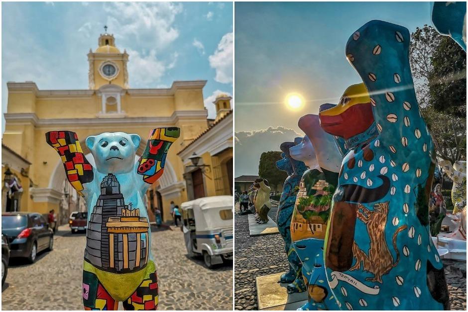 Los Osos de la Tolerancia estar&aacute;n expuestos a partir de este jueves en Antigua Guatemala. (Foto: United Buddy Bears Guatemala)