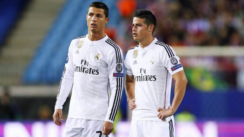 Cristiano Ronaldo y James Rodr&iacute;guez tuvieron grandes apariciones en la delantera del Real Madrid. (Foto: Archivo)