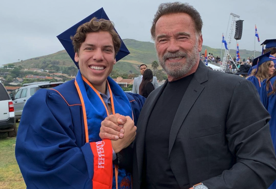 Joseph Baena y Arnold Shcwarzenegger convivieron en este d&iacute;a especial para el muchacho. (Foto: Instagram Arnold Schwarzenegger)