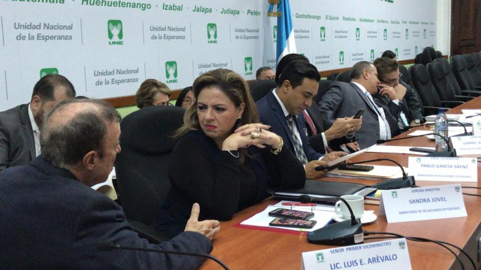 La canciller no supo explicar varios de los aspectos del acuerdo con Estados Unidos. (Foto: cortes&iacute;a Jos&eacute; Castro)