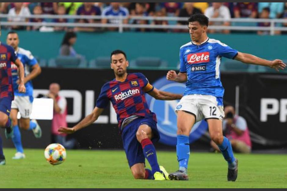 El FC Barcelona venció 2-1 al Napoli en Miami. (Foto: AFP)