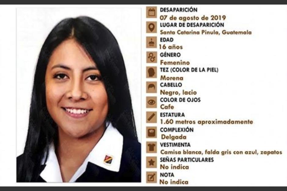 La estudiante sali&oacute; muy temprano de su hogar y nunca lleg&oacute; al colegio. (Foto: captura pantalla)&nbsp;