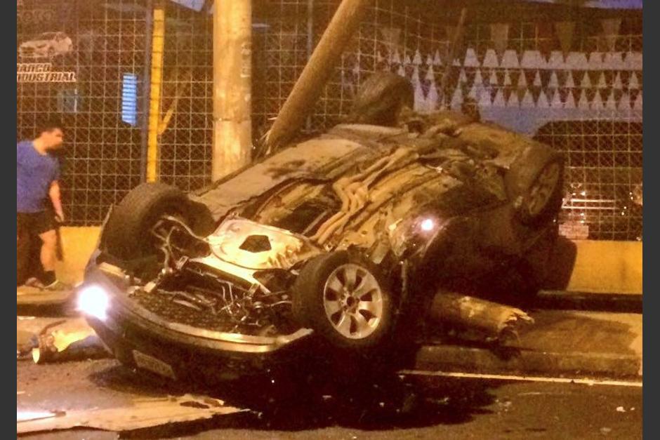 El hecho ocurri&oacute; la noche del viernes en ese sector de la zona 11. (Foto: Am&iacute;lcar Montejo)