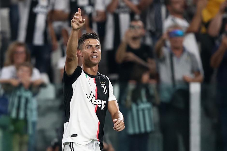 Cristiano Ronaldo festeja su primer gol de la temporada en la Serie A con la Juventus. (Foto: AFP)