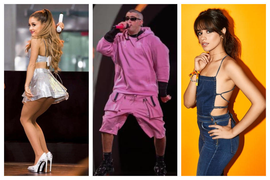 Ellos son los artistas m&aacute;s escuchados. (Fotos: AFP)&nbsp;