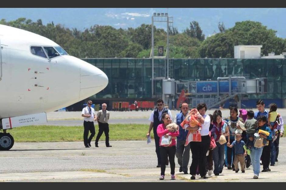 En el vuelo tambi&eacute;n ven&iacute;an deportados 84 guatemaltecos. (Foto: Archivo/Soy502)