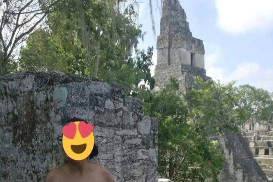 Las im&aacute;genes de la mujer fueron compartidas por el exgobernador de Pet&eacute;n, Rudel &Aacute;lvarez (Foto: Facebook)